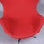 Restored 1965 Red Arne Jacobsen Fritz Hansen Egg Chair & Ottoman For Sale - Image 11 of 12
