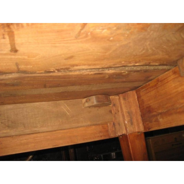 Antique Rectangular Table in Elm, Italy, Early 19th Century For Sale - Image 4 of 13