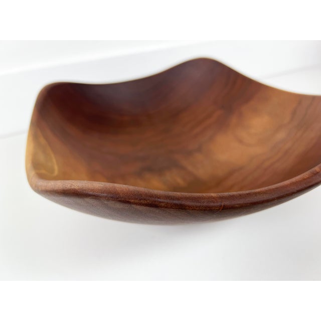 Andrew Pearce Medium Echo Walnut Serving Bowl For Sale - Image 4 of 12