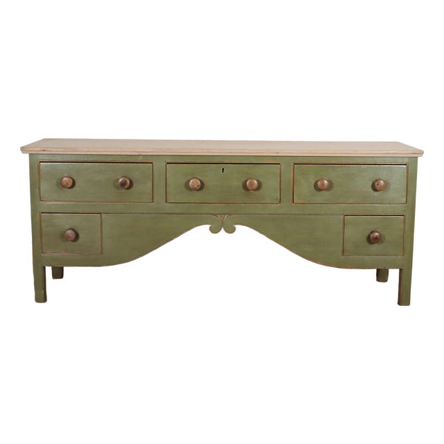 West Country Painted Dresser Base For Sale