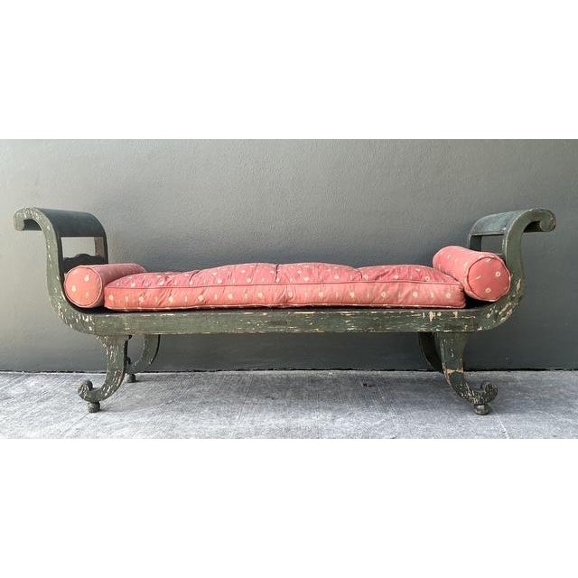 Vintage 18th Century Israel Cope Scroll Settee For Sale - Image 4 of 15