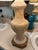 Midcentury Asian Chinoiserie Pair of Pottery Table Lamps -Set of Two For Sale - Image 11 of 12
