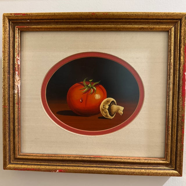 1970s Vintage Gallery Prints Ltd. Framed Still Life Set – Fruit & Vegetables – Set of 4 Unsigned / Unknown Artist For Sale - Image 5 of 11