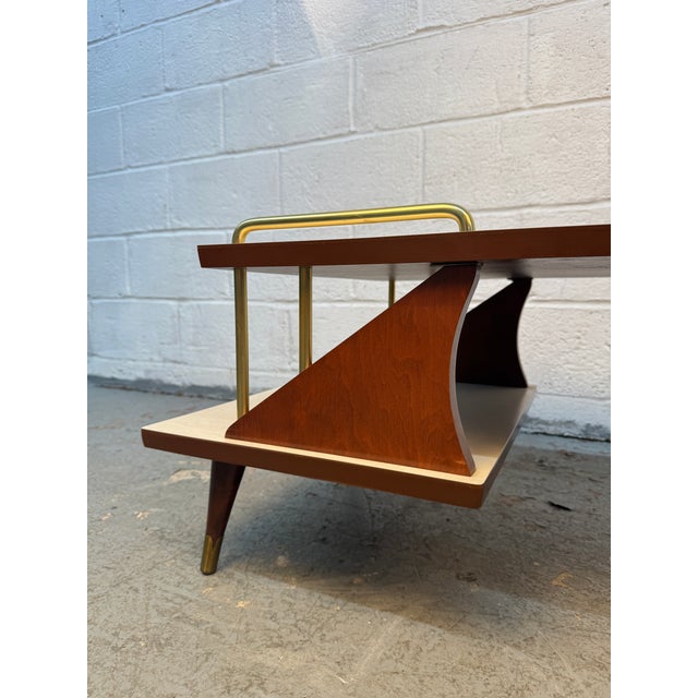 1950s Mid-Century Modern Atomic Tiered Table Set, 3 Pieces For Sale - Image 9 of 18