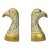 Mid 20th Century Handmade Americana Brass-Art Eagle Bookends- A Pair For Sale