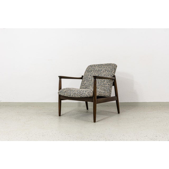 Mid-Century Modern Mid-Century Modern Lounge Chair by Edmund Homa for GFM, Poland, 1960s For Sale - Image 3 of 14