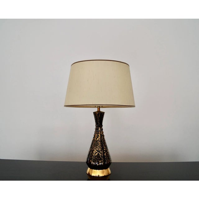 1950's Hollywood Regency Porcelain Table Lamp For Sale - Image 13 of 13