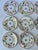 Ceramic Vintage Royal Chelsea England Gilt Floral Plates - Set of 11 For Sale - Image 7 of 12