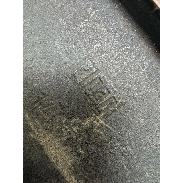 1970s Brutalist German Solid Bronze Door Handle Keyhole For Sale - Image 15 of 15