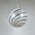 Mid-Century Modern Murano Tessuto Swirl Glass Globe Pendant Lamp from Venini, 1970s For Sale - Image 6 of 6