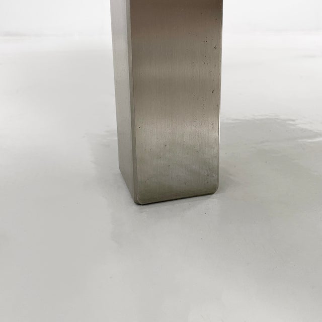 Italian Modern Smoked Glass and Steel Coffee Table from Formanova, 1970s For Sale - Image 18 of 18