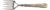 Silver Fish Serving Fork with Reliefs and Floral Motifs For Sale