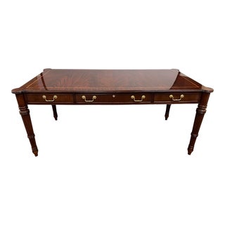 Councill Craftsman Mahogany Inlay Writing Desk For Sale