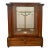 Early 20th Century Antique Pharmacist Scale in Wood Glass Case by Voland and Sons For Sale