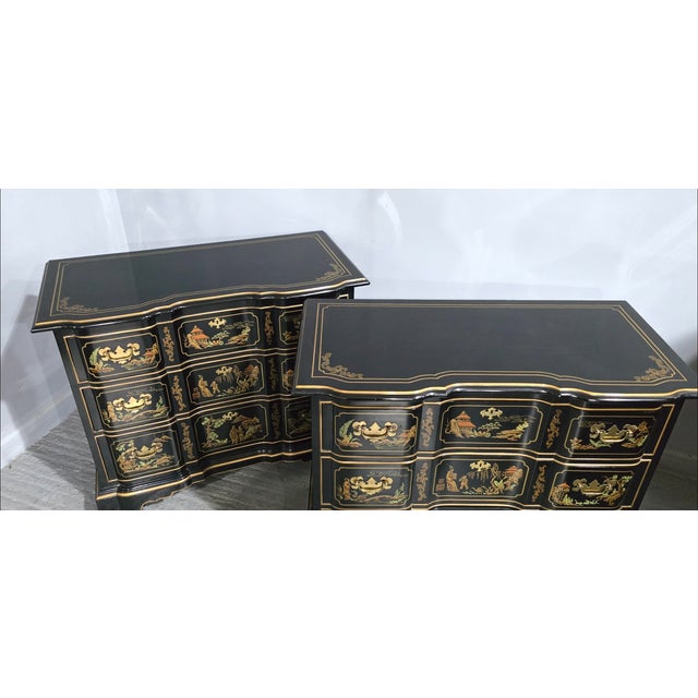 Chinoiserie Chests of Drawers, 1960, Set of 2 For Sale - Image 10 of 14