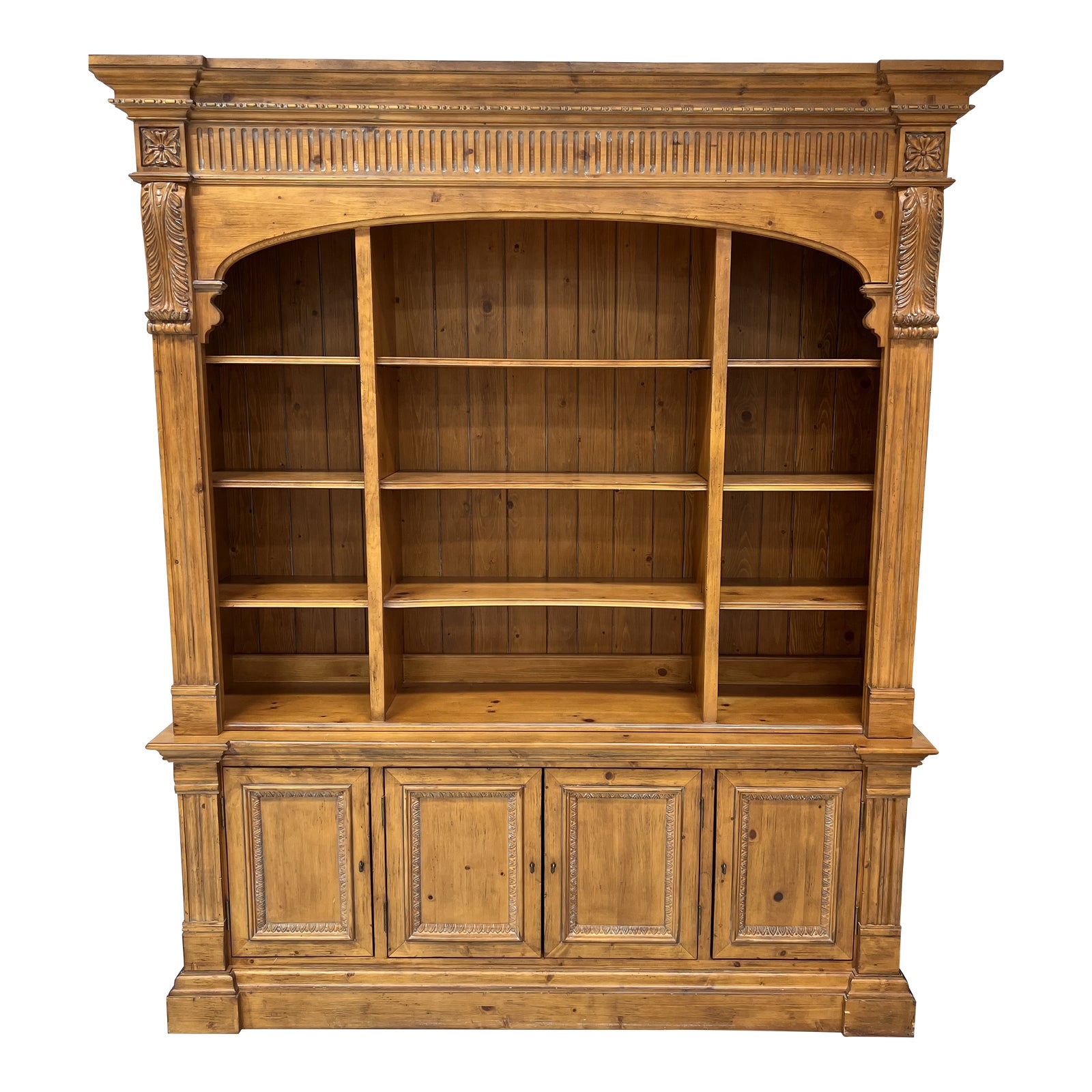 Ethan Allen Library Bookcase Chairish