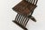 Mid-Century Modern Italian Inlaid Wood Foldable Chair, 1930s For Sale - Image 3 of 15