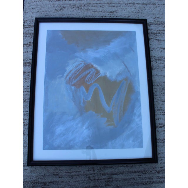 Mid-Century Modern Rowann Villency Abstract Artwork For Sale - Image 3 of 10