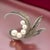 1990s Mikimoto Estate Akoya Pearl Brooch Pin 5-7 mm Silver For Sale - Image 4 of 10