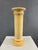 Elegant decorative glazed ceramic pedestal column featuring a refined classical-inspired silhouette and a striking marbled...
