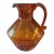 Mid Century Modern Attributed to Blenko Amberina Pitcher Crackle Glass For Sale