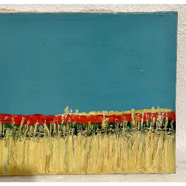 Jean Helleu, French Semi Abstract Expressionist Color Field Impasto Oil Painting Jean Helleu, c.1950's For Sale - Image 18 of 18