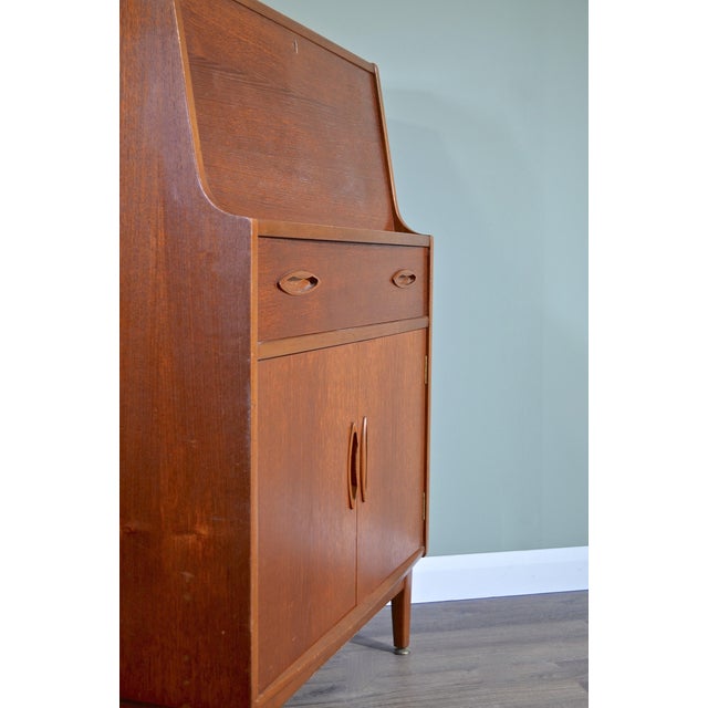 Mid-Century Teak Secretary from Jentique, 1960s For Sale - Image 4 of 10