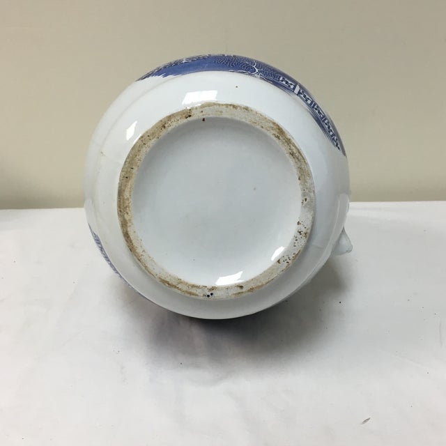 Vintage Blue Willow Vase Chairish