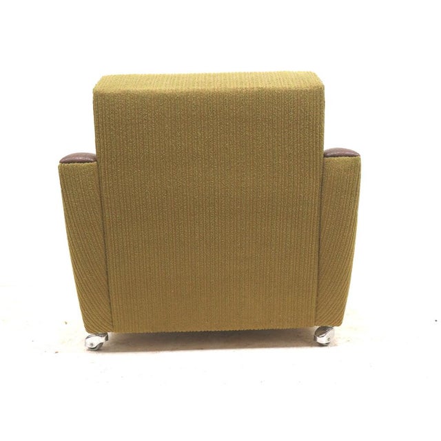 Vintage Green Armchair, 1970s For Sale - Image 9 of 10