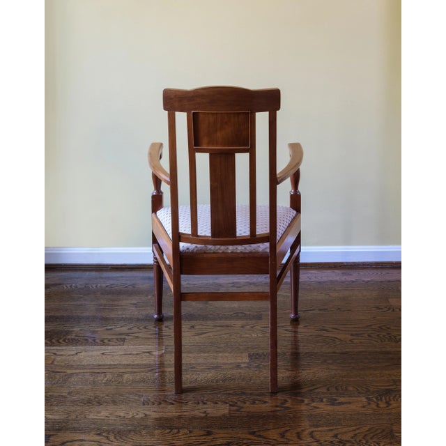 Antique Jugendstil Art Nouveau Armchairs - A Pair For Sale - Image 4 of 6