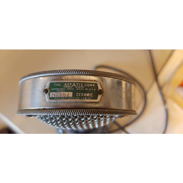 Vintage Astatic Microphone, 1960 For Sale - Image 3 of 7