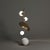 Goldenrod Almond Table Lamp by Creativemary For Sale - Image 8 of 10