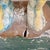 Weathered 19th Century Antique Wood Archangel Michael Primitive Religious Figurine For Sale - Image 14 of 14