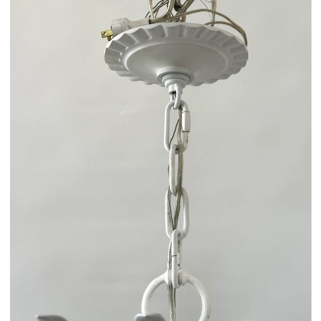 2020s Contemporary Visual Comfort Aerin Lauder Plaster White Hampton Mini Chandelier For Sale - Image 5 of 9