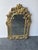 Baroque Large Regency Style Mirror with Carved and Gilded Wooden Side Panels, 1950s For Sale - Image 3 of 12