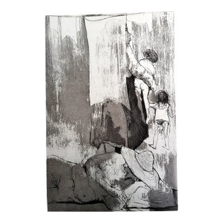 Jean Jansem - Original Etching 1974 For Sale