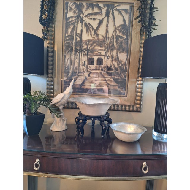 This is a large decorative bowl purchased from Nordstrom Home Stores in the late 1990's or early 2000's. It is part of my...