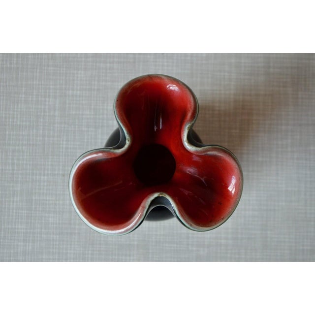 Ceramic Mid-Century Ceramic Vase from Elchinger, 1950s For Sale - Image 7 of 10