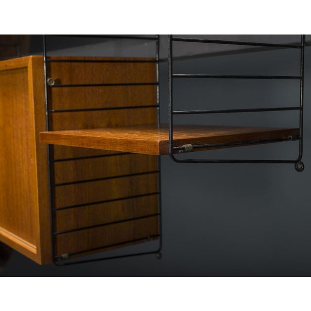 Modular Teak Wall Shelf by Nils Strinning for String, 1960s, Set of 29 For Sale - Image 6 of 17