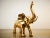Mid-Century Modern Vintage Gold Brass Elephant For Sale - Image 3 of 10