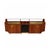 An elegant Italian sideboard/display cabinet in Art Deco style, featuring a refined, sinuous line and a spectacular veneer...