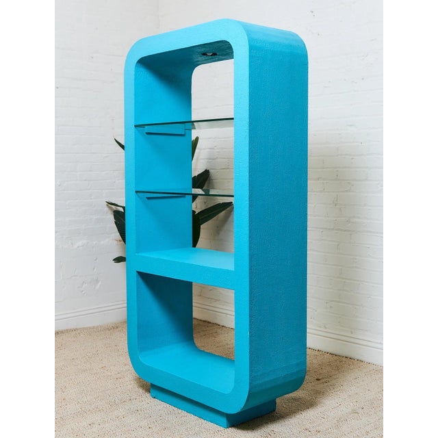 Mid-Century Modern Turquoise Vintage Mod Atomic Shelf For Sale - Image 3 of 12