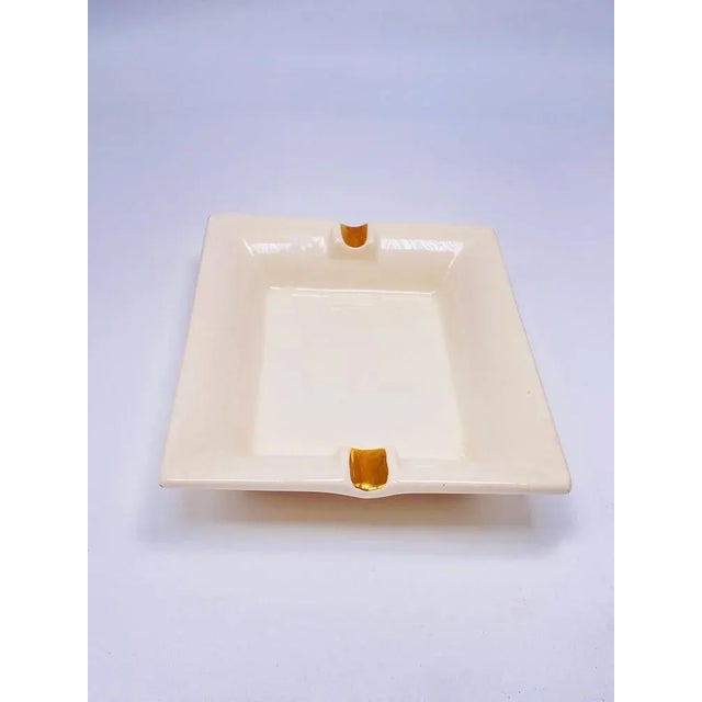 White Porcelain Ashtray, France, 1980s For Sale - Image 3 of 10