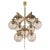 Gold Brass Chandelier Model 348/9 from Hans-Agne Jakobsson, 1960s For Sale - Image 8 of 13