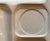 Plastic Set of 4 Dallas Ware Coral Pink Melamine Trays For Sale - Image 7 of 11