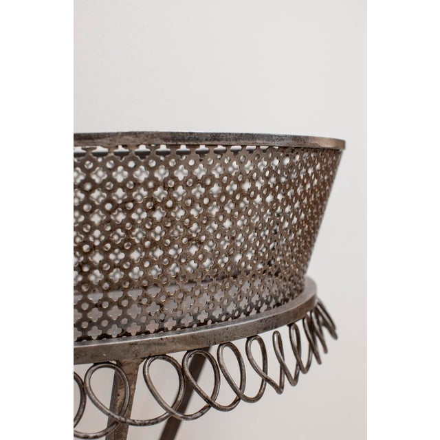 1950s Cap d'Ail Rigitulle Plant Holder by Mathieu Mategot For Sale - Image 4 of 6