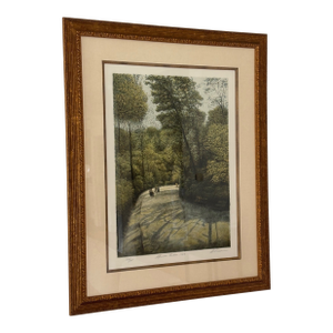 Late 20th Century "Afternoon Shadows" by Harold Altman Limited Addition Lithograph