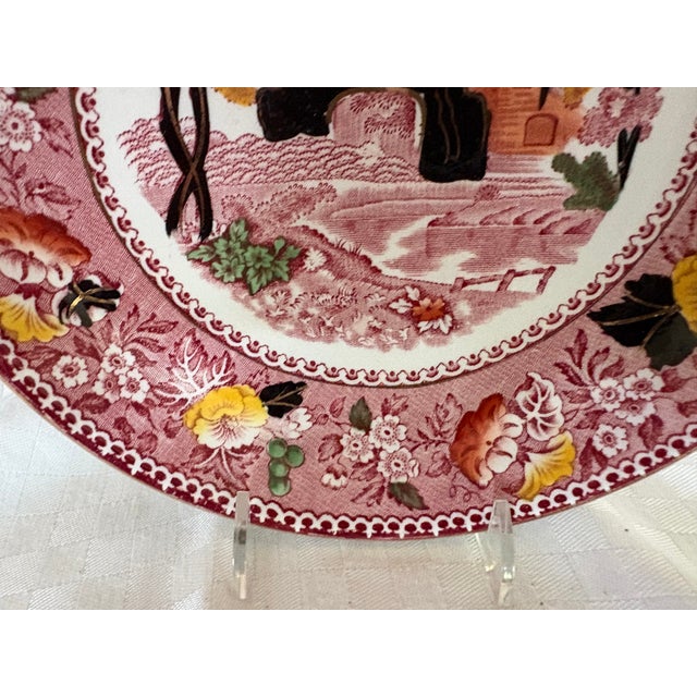 Mid 19th Century Mid 19th Century Hand Painted Staffordshire Oversized Cup and Saucer For Sale - Image 5 of 17