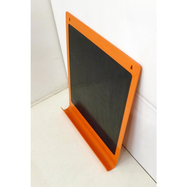 Wall Blackboard in Orange Plastic by Lynx, France, 1970s For Sale - Image 9 of 12
