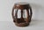 1980s Asian Carved Wood Barrel Stool Plant Stand With Inset Granite Top Vintage For Sale - Image 15 of 18